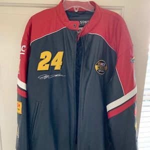 VINTAGE LEATHER NASCAR JACKET